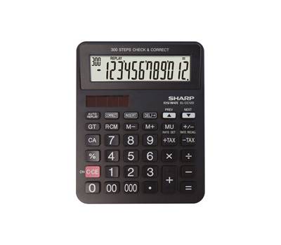 Calcolatrice da Tavolo - 12 cifre - Sharp - EL-CC12D - 4974019153322 - DMwebShop