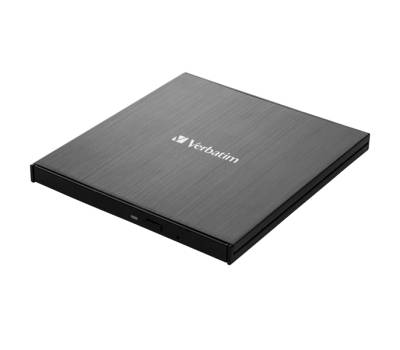 Masterizzatore CD-DVD slimline esterno con connessione USB-C - Verbatim - 43886 - 23942438861 - DMwebShop