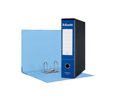 Registratore Essentials G75 - dorso 8 cm - protocollo - 23 x 33 cm - blu - conf. 6 pezzi - Esselte - 390775050 - 8004157775059 - DMwebShop