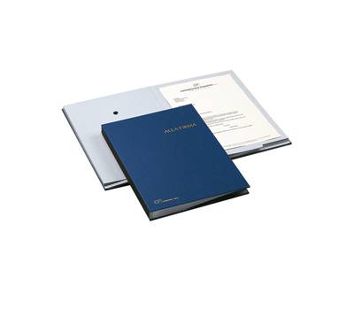 Libro firma - 18 intercalari - 24 x 34 cm - blu - Fraschini - 618A-BLU - 8027033018040 - DMwebShop