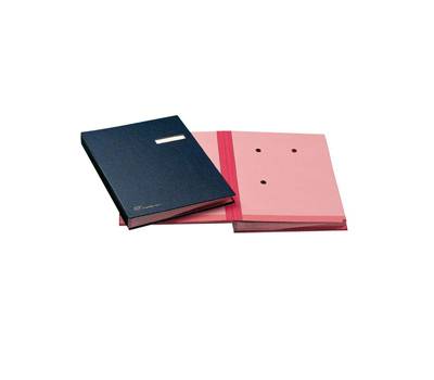 Libro firma - 18 intercalari - con porta etichette - 24 x 34 cm - blu - Fraschini - 618D-BLU - 8027032009049 - DMwebShop