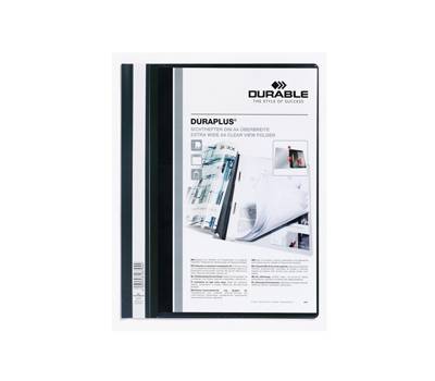 Cartellina ad aghi Duraplus - copertina personalizzabile - 21 x 29,7 cm - nero - conf. 25 pezzi - Durable - 2579-01 - 4005546267906 - DMwebShop