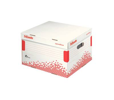 Scatola container Speedbox - Medium - 32,5 x 36,7 cm - dorso 26,3 cm - conf. 15 pezzi - Esselte - 623912 - 4049793026022 - DMwebShop Scatola container Speedbox - Medium - 32,5 x 36,7 cm - dorso 26,3 cm - conf. 15 pezzi - Esselte - 623912 - 4049793026022 - DMwebShop