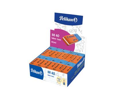 Gomma BR40 - blu e rossa - conf. 40 pezzi - Pelikan - 400142586 - 4012700204240 - DMwebShop