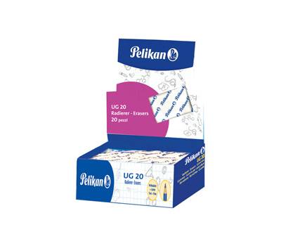 Gomma pane UG20 - bianca - per carboncino e gesso - conf. 20 pezzi - Pelikan - 300028129 - 8009270020680 - DMwebShop