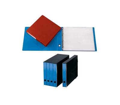 Portatabulati ad anelli senza custodia (singolo) dorso 5 cm - 31,5 x 42 cm - azzurro - conf. 2 pezzi - Cart. Garda - CG2141FEOXXAB06 - 37474A - DMwebShop