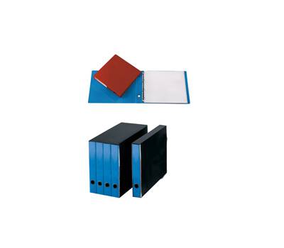 Portatabulati ad anelli con custodia (singolo) dorso 5 cm - 31,5 x 42 cm - azzurro - conf. 10 pezzi - Cart. Garda - CG2141FEOXAAN06 - 8001182005179 - DMwebShop