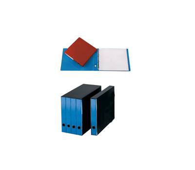 Portatabulati ad anelli - con custodia - singolo - dorso 5 cm - 31,5 x 29 cm - azzurro - conf. 10 pezzi - Cart. Garda - CG2101FEOXAAN06 - 8001182005168 - DMwebShop