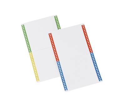 Cartoncini per cartelle sospese - armadio - 40 cartoncini per foglio - 14 cm - conf. 10 fogli - Bertesi - 031-10 - 8058983260135 - DMwebShop