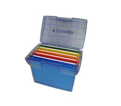 Valigetta Arianna - blu - con 5 cartelle sospese Joker interasse 33 cm - 37 x 25 x 30 cm - colori assortiti - Bertesi - Arianna BL5 - 8058983260104 - DMwebShop