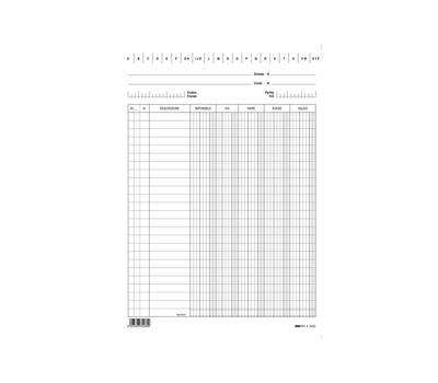 Schede dare-avere-saldo-iva - 24 x 17 cm - verticale bianco - conf. 100 pezzi - Edipro - E3426BL - 8023328342616 - DMwebShop