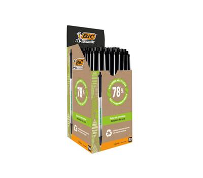 Penna a sfera a scatto ECOlutions - punta 1 mm - nero - conf. 50 pezzi - Bic - 8806871 - 3086123175884 - DMwebShop