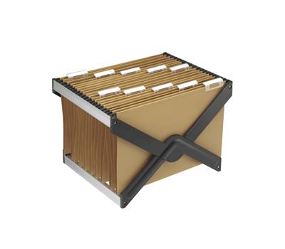Supporto per cartelle sospese Luxor - con 10 cartelle interasse 39 cm - 41 x 27,5 x 32 cm - avana - Bertesi - LUXOR 4 AV 10P1 - 8058983263969 - DMwebShop