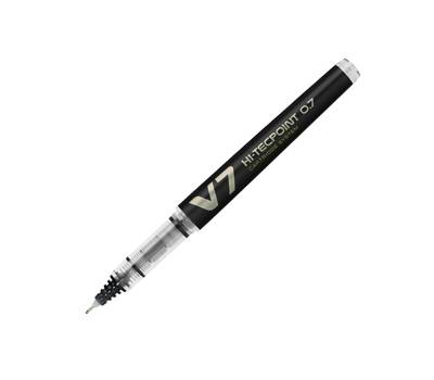 Roller Hi Tecpoint V7 ricaricabile Begreen con cappuccio - punta 0,7 mm - nero - Pilot - 040345 - 4902505442865 - DMwebShop