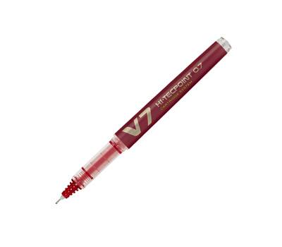 Roller Hi Tecpoint V7 ricaricabile Begreen con cappuccio - punta 0,7 mm - rosso - Pilot - 040347 - 4902505442872 - DMwebShop