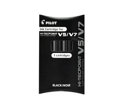 Refill Hi Tecpoint V5-V7 ricaricabile begreen - nero - conf. 3 pezzi - Pilot - 040335 - 4902505444432 - DMwebShop