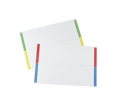 Cartoncini per cartelle sospese cassetto 28 cartoncini per foglio 31 cm conf 10 fogli Bertesi - 11957