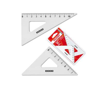 Coppia squadra Profil 45,60 gradi 12 cm alluminio - 8730 Coppia squadra Profil 45,60 gradi 12 cm alluminio - 8730