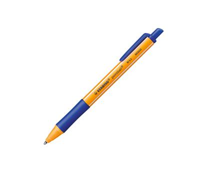 Penna a sfera a scatto Pointball Green punta 1 mm blu - 1327