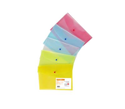 Busta con bottone - PPL - 22 x 30 cm - colori assortiti - conf. 5 pezzi - Starline - 1318001 assortis - 8025133038463 - DMwebShop