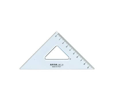 Squadra Uni 45 gradi 15 cm - 10196