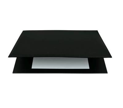 Sottomani doppio in similpelle - nero - 48 x 32 cm - City Time - 2190-N - 8002787021904 - DMwebShop