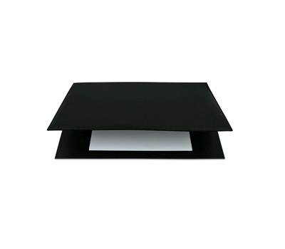 Sottomani doppio in similpelle - nero - 48 x 32 cm - City Time - 2190-N - 8002787021904 - DMwebShop
