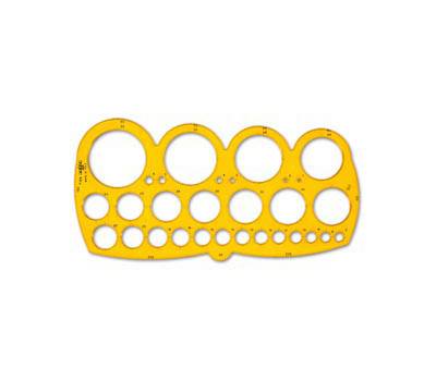 Maschera cerchi - 1/55 mm - con smusso - conf. 10 pezzi - Arda - 7126 - 8003438071262 - DMwebShop