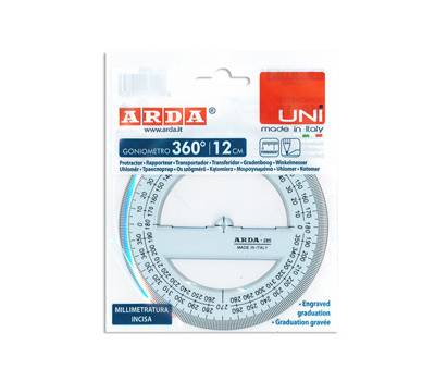Goniometro Uni - 360 gradi - 12 cm - Arda - 285SS - 8003438002853 - DMwebShop
