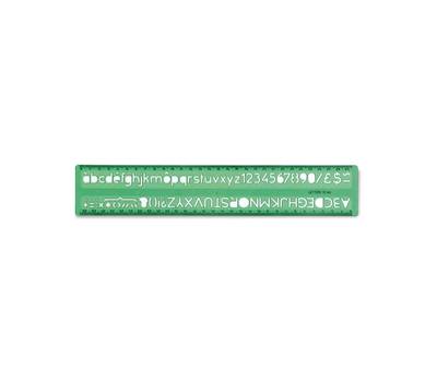 Normografo lettere e cifre Uni - 10 mm - verde - Arda - 30010 - 8003438300102 - DMwebShop