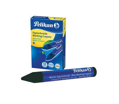 Pastello industriale 762 - nero - scatola 12 pezzi - Pelikan - 100436041 - 4012700701008 - DMwebShop