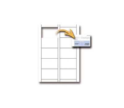 Biglietti da visita - 85 x 54 mm - 200 gr - microperforati - bianco - conf. 15 fogli da 10 biglietti - Decadry - T012090 - 5413493143638 - DMwebShop