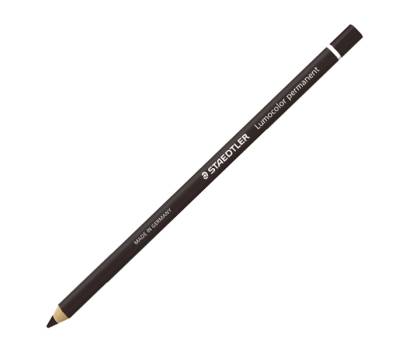 Matita Lumocolor Glasochrom - permanente - nero - conf. 12 pezzi - Staedtler - 108 20-9 - 4007817105320 - DMwebShop