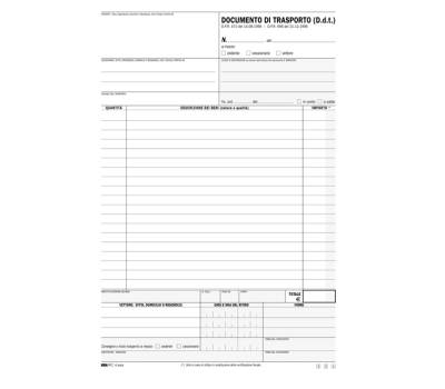 DDT Snap - 3 copie autoricalcanti - 31 x 20,5 cm - 100 fogli - Edipro - E9029/3 - CONFE9029/3PZ100/ - DMwebShop