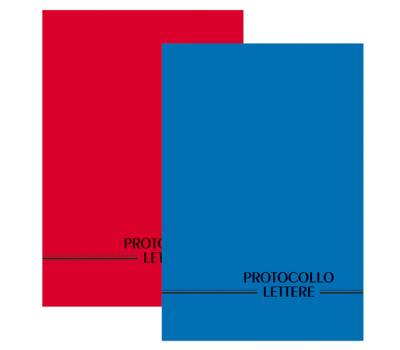 Registro - protocollo - lettere ricevute-spedite - uso mano - 21 x 31 cm - 100 fogli - BM - 0100114 - 8008234021404 - DMwebShop