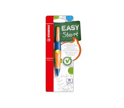 Portamine Easyergo - 1,4 mm + 3 mine - per mancini - ultramarine-orange - Stabilo - B-46893-3 - 4006381468930 - DMwebShop