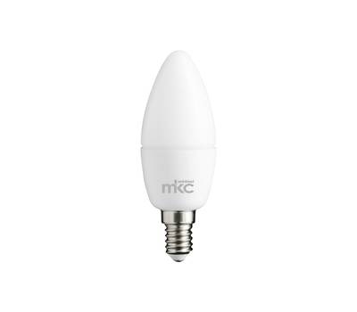 Lampada - LED - candela - 5,5 W - E14 - 3000 K - luce bianca calda - Mkc - 499048018 - 5900605094112 - DMwebShop