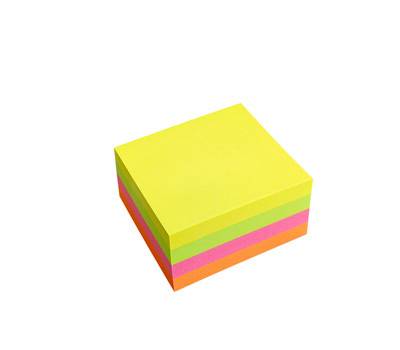 Biglietti adesivi Cubo assortito neon 75 x 75 mm 70 gr 320 fogli Starline - 5380