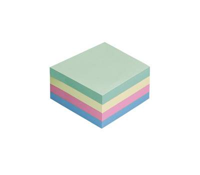 Biglietti adesivi Cubo assortito tenue 75 x 75 mm 70 gr 400 fogli Starline - 4713