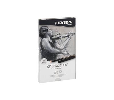 Carboncini in matita e stick di qualita Rembrandt Charcoal Set astuccio metallo - 17248 Carboncini in matita e stick di qualita Rembrandt Charcoal Set astuccio metallo - 17248