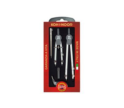 Compasso professional diametro cerchio max 155 mm 5 pezzi Koh i noor H9222N - 17355