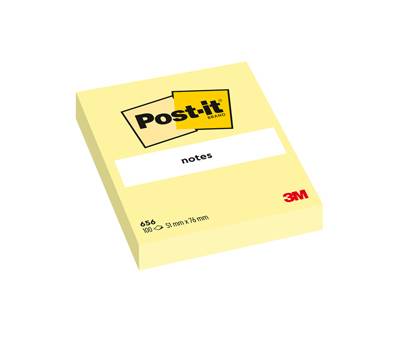 Blocco foglietti - 656 - giallo Canary - 76 x 51 mm - 100 fogli - conf. 12 pezzi - Post-it - 7100290170 - 3134375014182 - DMwebShop
