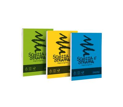 Blocco Schizza e Strappa - A6 - 105 x 148 mm - 50 gr - 150 fogli - conf. 5 pezzi - Favini - A200706 - 32635A - DMwebShop