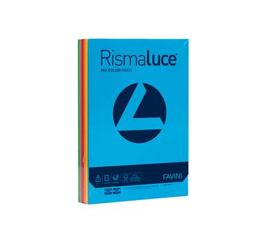 Carta Rismaluce - A4 - 90 gr - mix 8 colori - conf. 300 fogli - Favini - A66X314 - 8007057628647 - DMwebShop