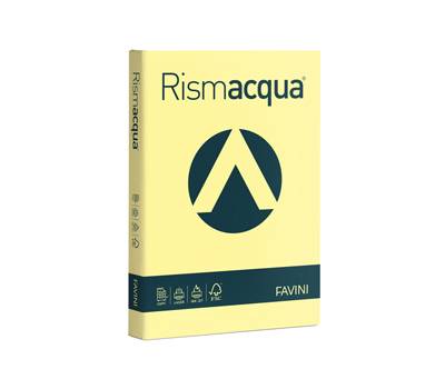 Carta Rismacqua - A4 - 140 gr - giallo chiaro 07 - conf. 200 fogli - Favini - A652204 - 8007057613742 - DMwebShop