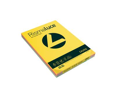 Carta Rismaluce - A3 - 200 gr - mix 8 colori - conf. 125 fogli - Favini - A67X113 - 8007057629378 - DMwebShop