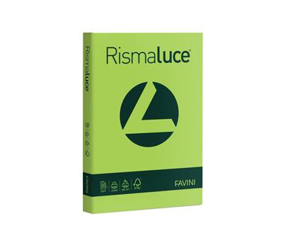 Carta Rismaluce - A4 - 200 gr - verde pistacchio 54 - conf. 125 fogli - Favini - A67M104 - 8007057617146 - DMwebShop