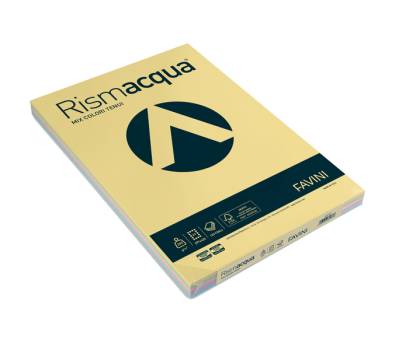 Carta Rismacqua - A3 - 200 gr - mix 5 colori - conf. 125 fogli - Favini - A67X123 - 8007057621372 - DMwebShop