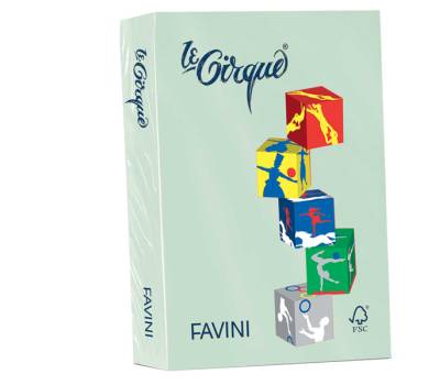 Carta Le Cirque - A4 - 80 gr - verde pistacchio pastello 102 - conf. 500 fogli - Favini - A716504 - 8025478320025 - DMwebShop