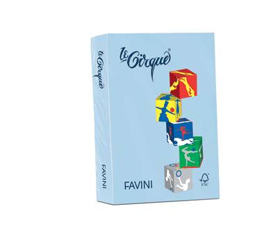 Carta Le Cirque - A4 - 80 gr - azzurro pastello 106 - conf. 500 fogli - Favini - A717504 - 8025478320063 - DMwebShop